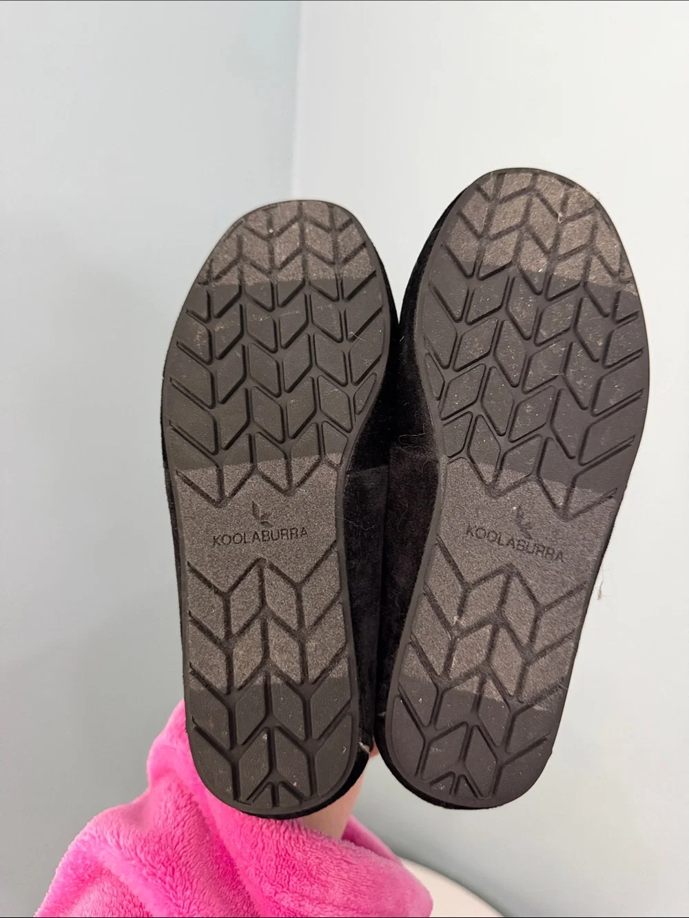 Koolaburra by Ugg K Riley Shimmer Girls Slippers Black Size 13 NWB